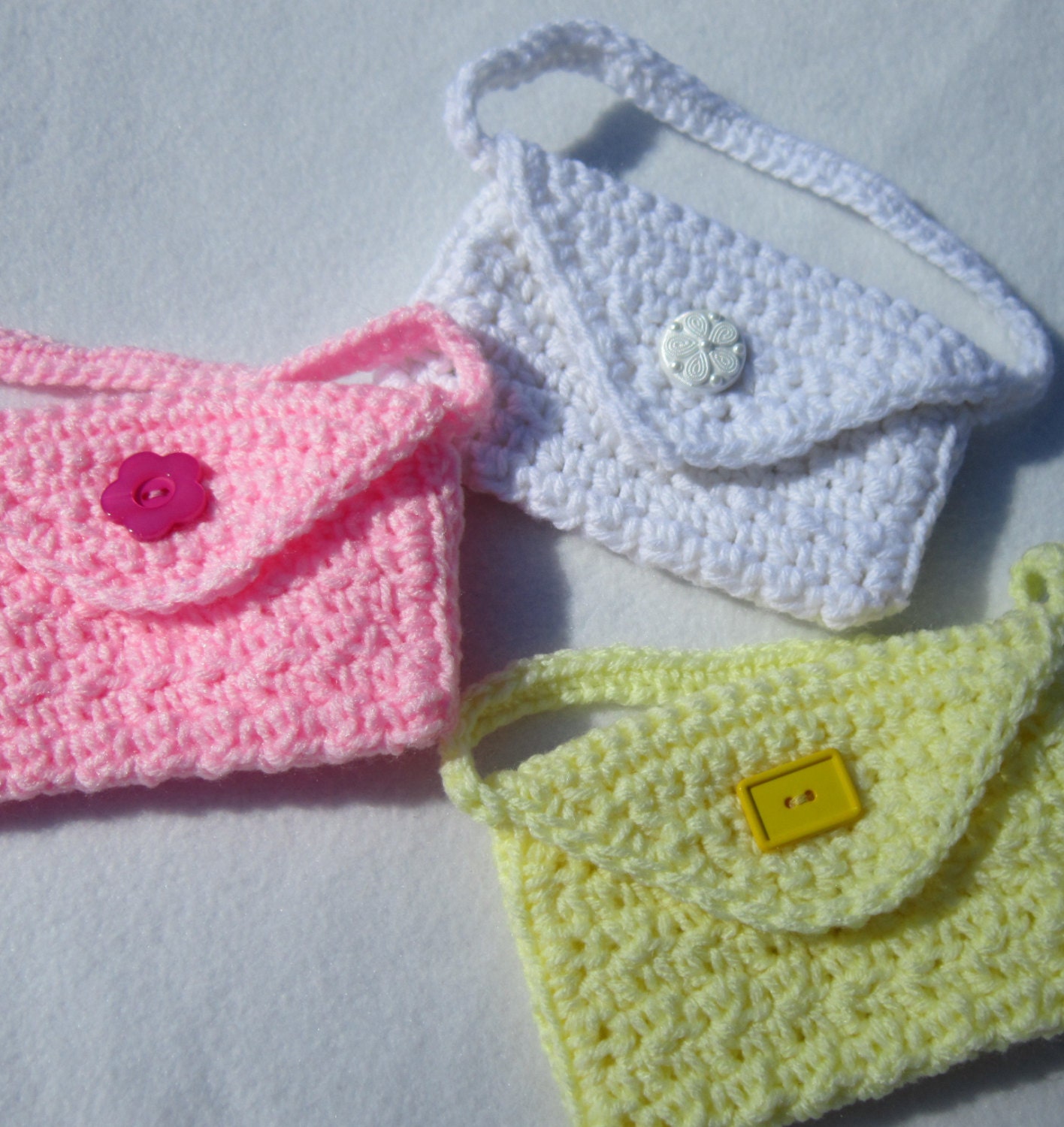 One Crochet Purse Little Girl Easter Spring Outfit