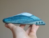 Felted Soap Mountain Landscape (Lavender)