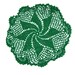 Green Pinwheel Doily St Patrick's Day