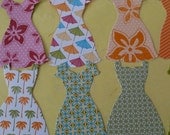 Stampin Up Dress Up Die Cut Pattern Papers TROPICAL