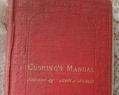 Vintage Red Cushing's Manual of Parliamentary Practice