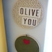 Olive You - Hoop Wall Hanging - set of two