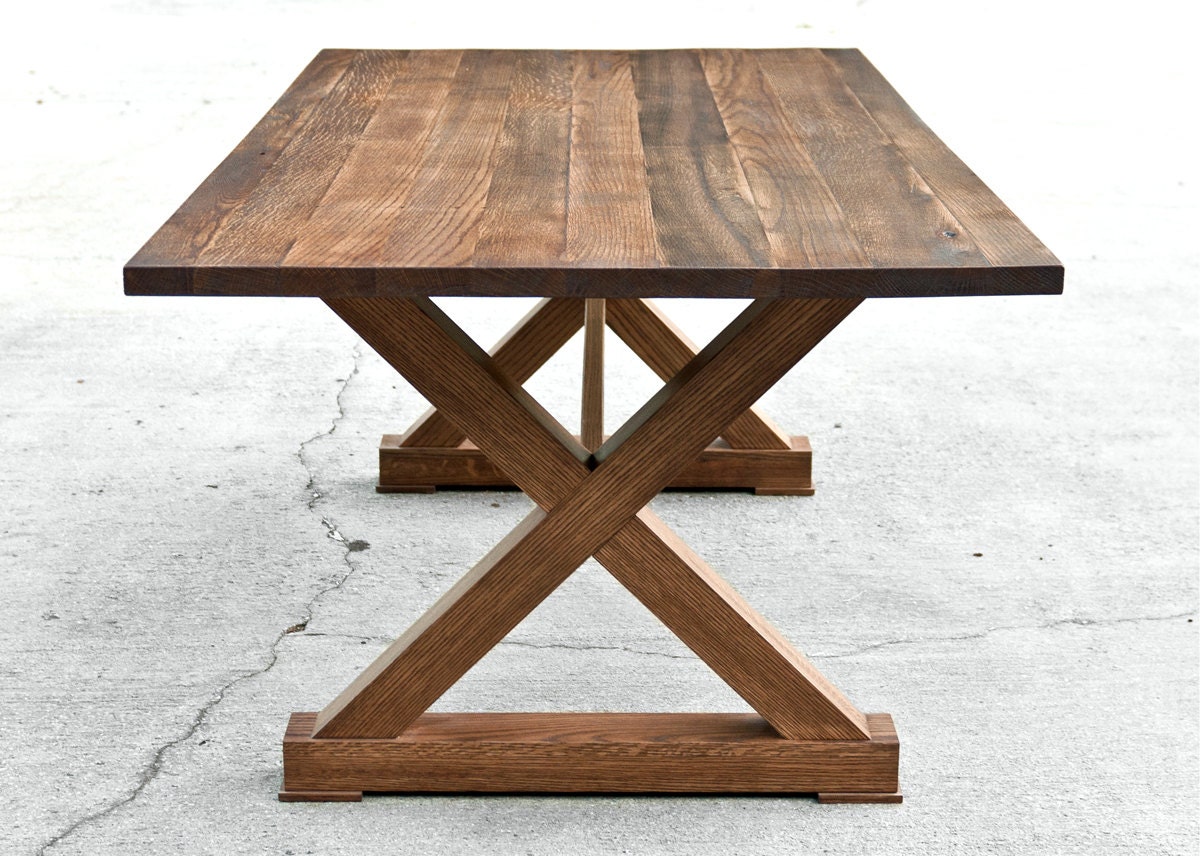 Reclaimed Wood Dining Table - The Kinzua - Custom Furniture