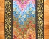 Art Quilt, Paisley Passion Wall Hanging