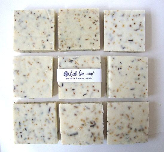 Moroccan Rosemary & Mint Castile Soap / Handmade / All Natural and Organic Soap / Cruelty-Free / Vegan