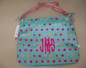 Monogrammed Darling Dot Crossbody Bag