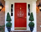 WELCOME Front Door Entry 18x4 Sign Vinyl Wall Decal Sticker