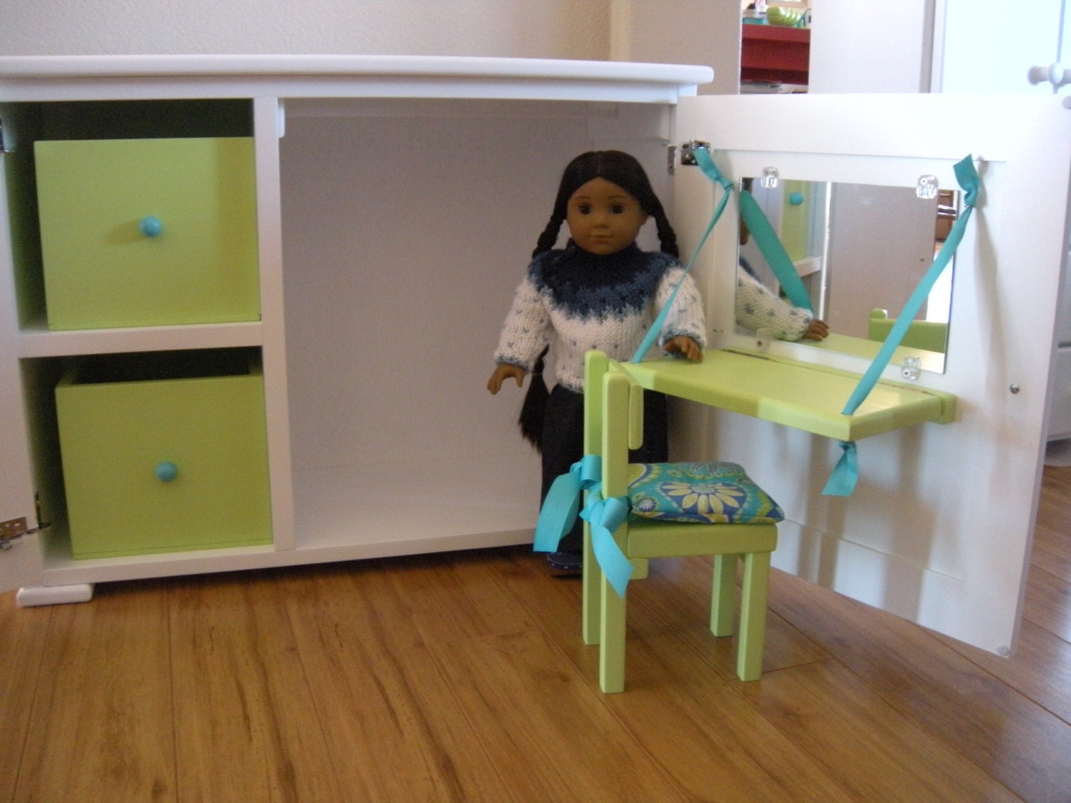 Doll Wardrobe for American Girl Doll or Simlar-sized Doll