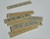 To the Wonderful/Delightful/One and Only..... Olive Wood Stamp