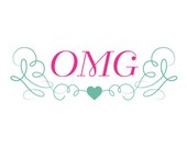 Handmade Designed Greeting Card "OMG" Humor Funny Gift Nerd