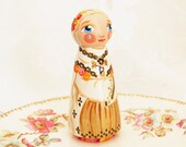 Our Lady of La Salette Blessed Mother Catholic Saint Doll - Wooden Toy - Made to Order