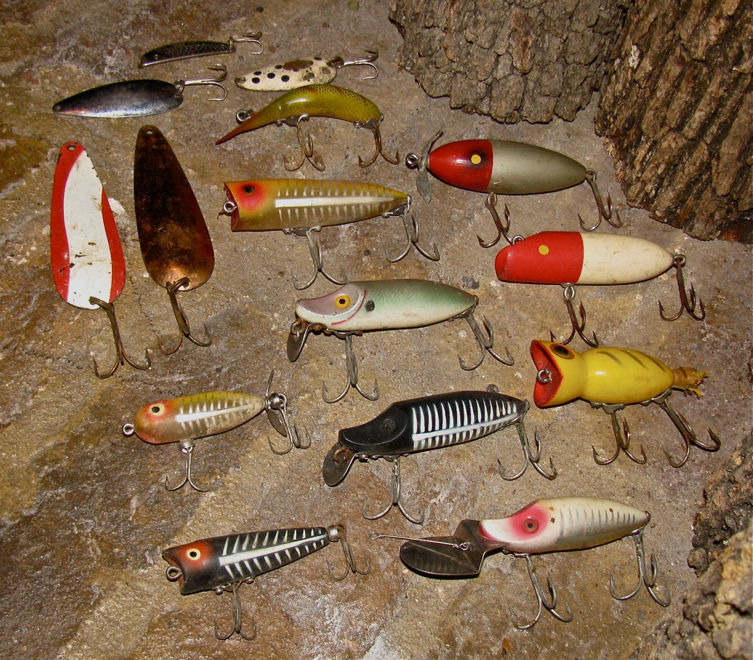 Lot of Used Fishing Lures