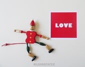 LOVE 5x5 inches Typography Art