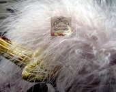 Vanilla Grey Marabou Boa Feathers