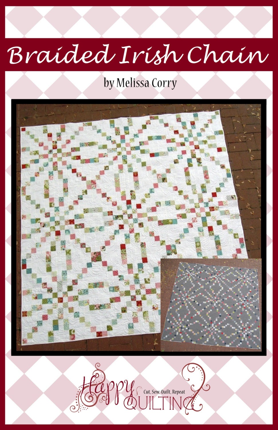 Braided Irish Chain - PDF Quilt Pattern with 6 size options
