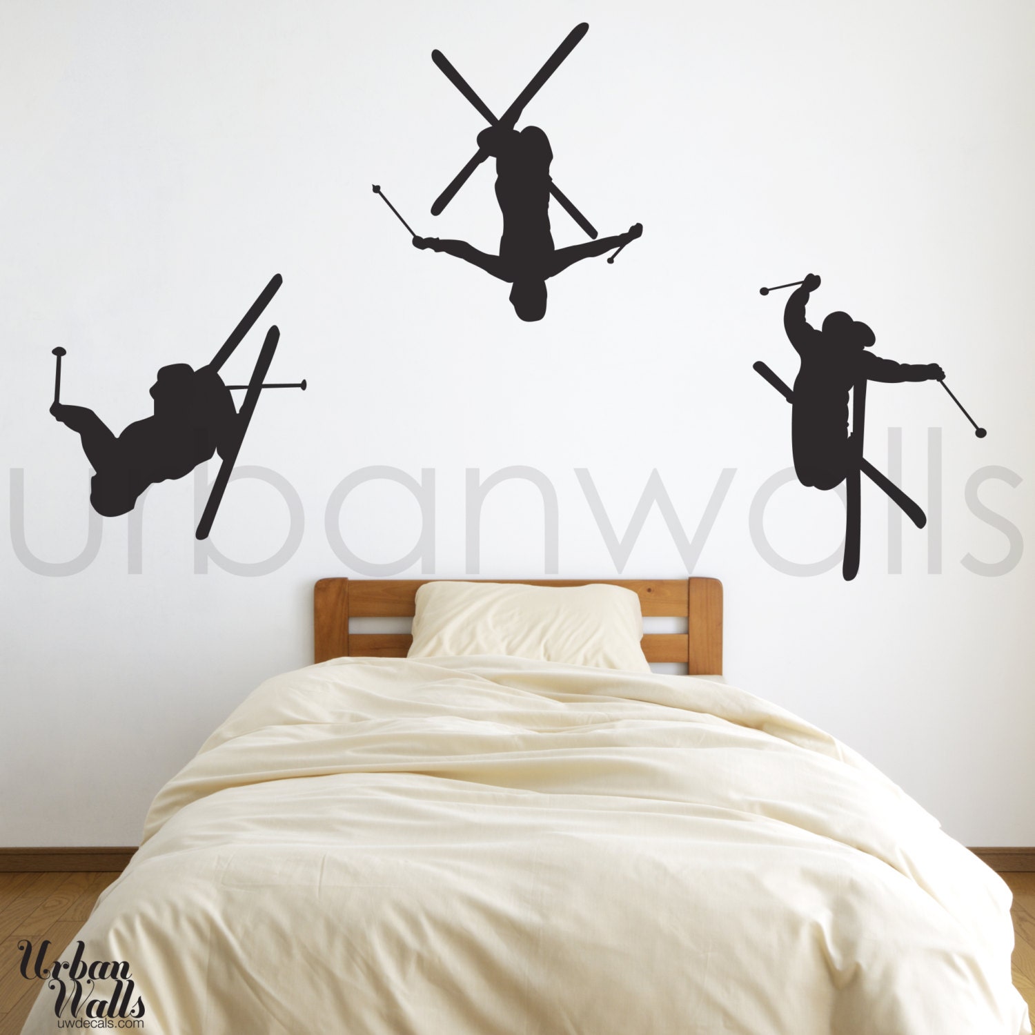 Vinyl Wall Sticker Decal Art - Ski