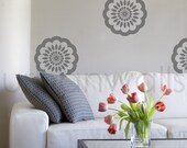 Vinyl Wall Sticker Decal Art - Floral Pattern