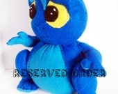 Custom/Reserved Listing for Robert- Blue Toad