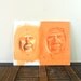 an artist's study painting - orange - pilot