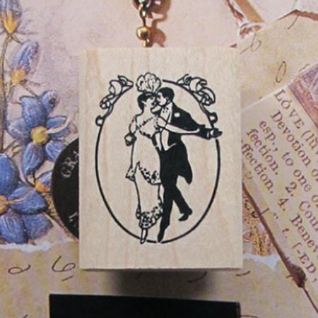 Shall We Dance Wedding Stamp (1.2 x 1.6in)