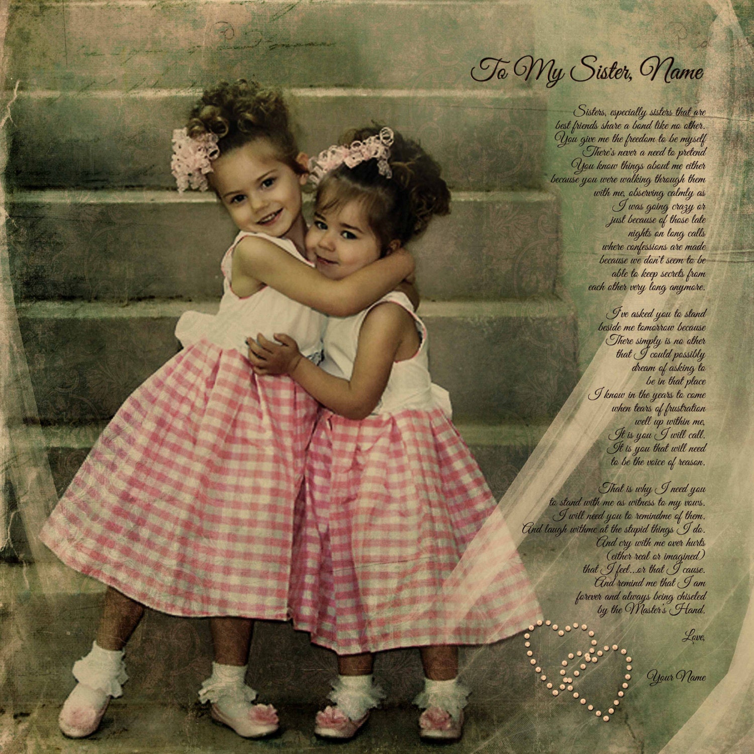 Maid of Honor bridesmaid Gift Sister Wedding Personalized Unique Bridesmaid gift