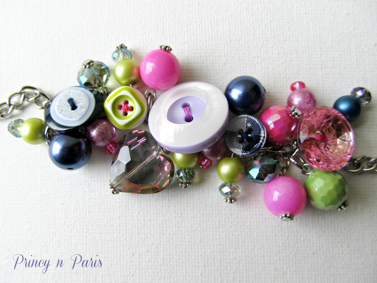 My mini me, MJC button bracelet for KIDS