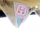 VINTAGE COWGIRL Happy Birthday Bunting Banner  --   Printable file  --  Shabby Chic  Western Country Farm
