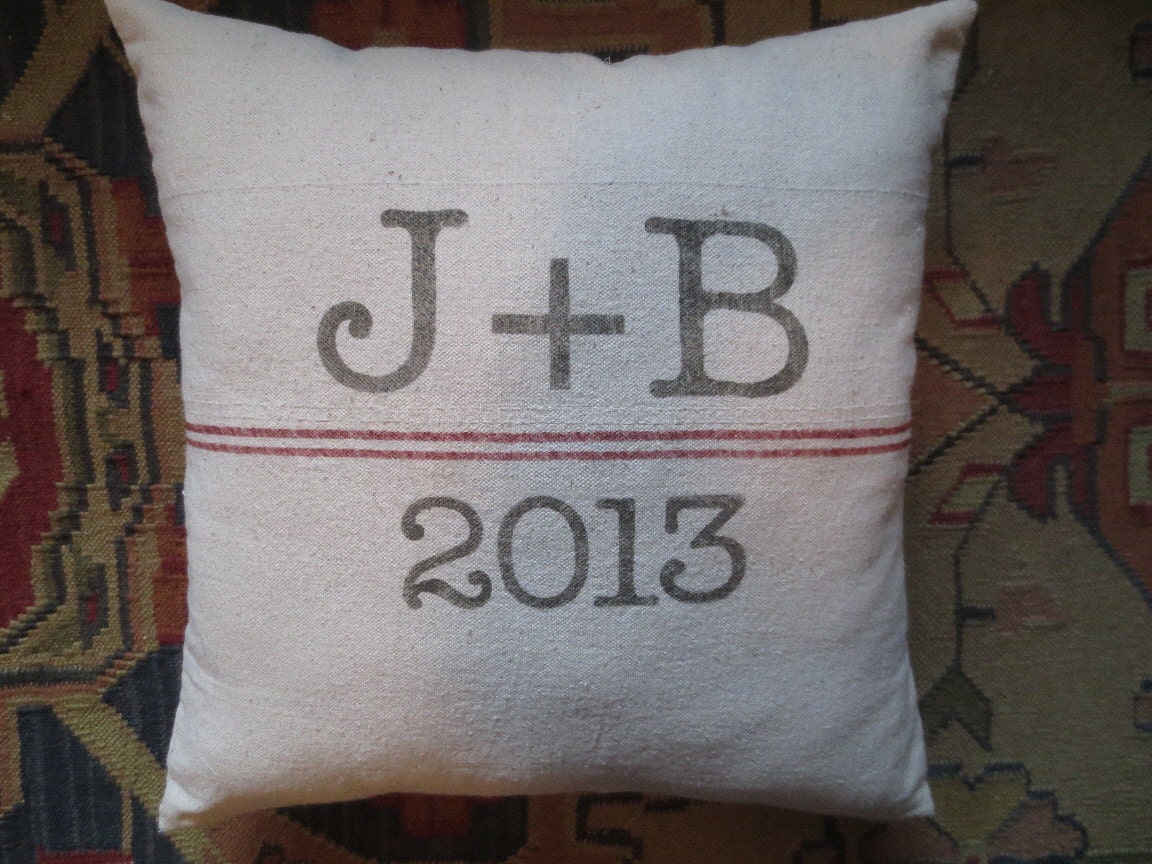 Custom Wedding Pillow
