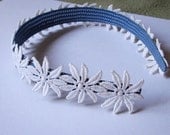 White Daisy Headband Flower