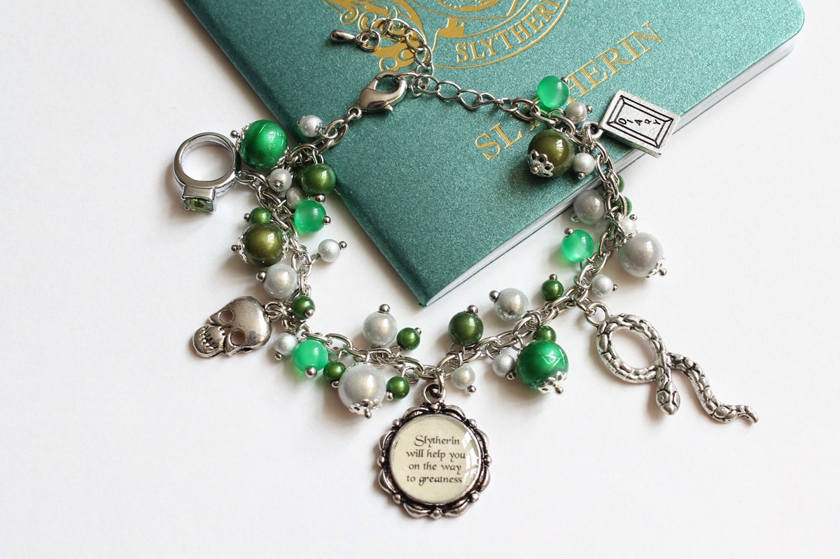 Charm Bracelet (Green Serpent House)