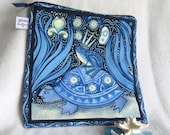A "Better than a Plastic Bag" Toiletries Travel Bag, Diaper Bag, Wet Bag, - 10 x 10" , Zippered, Reusable, Washable, Eco-Friendly