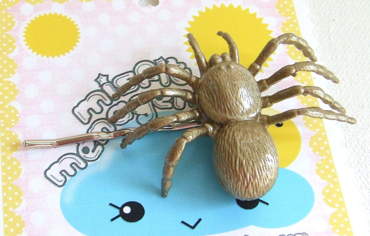 Golden Spider Hair Pin