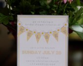 CUSTOM Rustic Sunflower Invitation