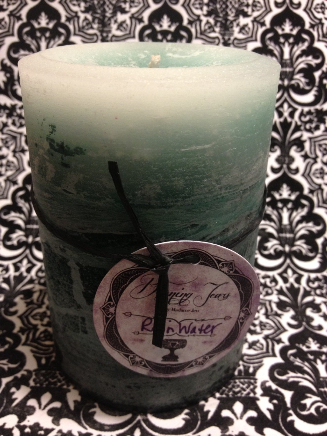 Rain Water - 3x4 Pillar Candle