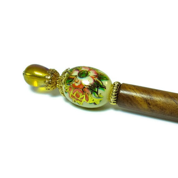 Hairstick, Floral Hair Accessories, Hair Chop Stick