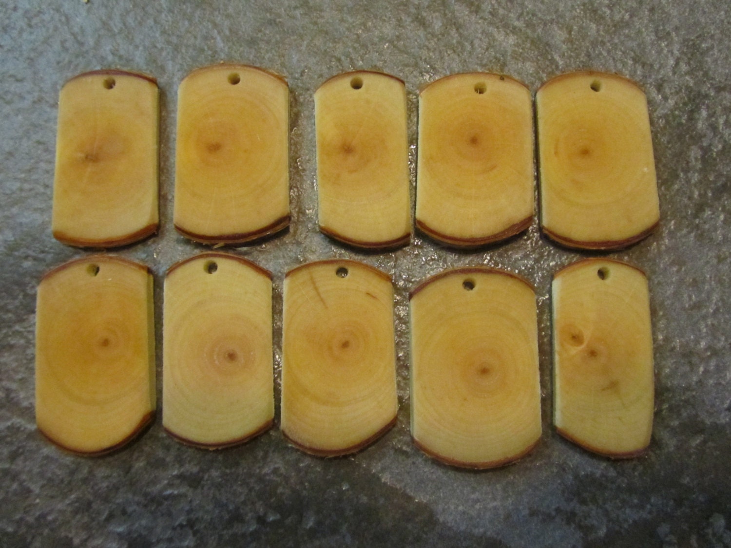 10 Tree Branch Earring Or Pendant Blanks. Birch Wood.
