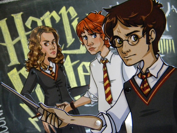 Paper Dolls - Harry Potter Trio - Digital Download