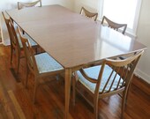 Mid Century Keller Dining Set - Wood and Formica