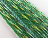 Green and Brown twistie cane destash CoE 104 16pcs