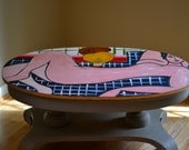 Hand Painted Vintage Incredibly cool Matisse Coffee Table