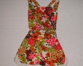 Vintage 1960s Sears Sea Stars 1 pc. Swimsuit (s - m)