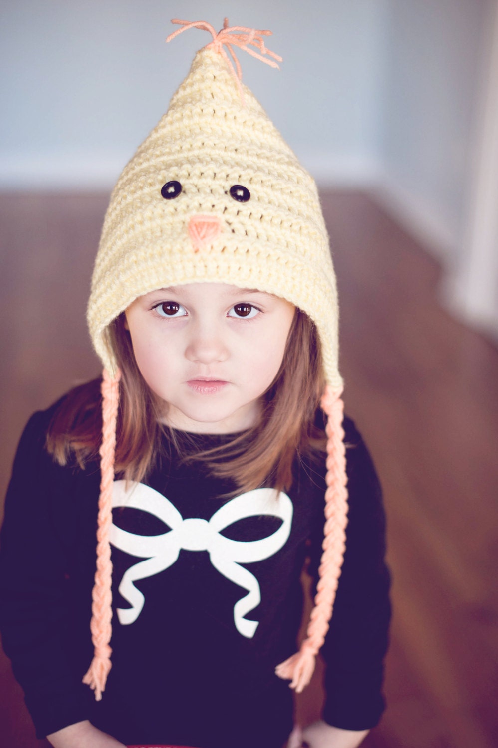 Crochet PATTERN - Chick Pixie Hat - Instant download