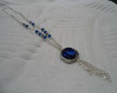 Swarovski crystal necklace bermuda blue