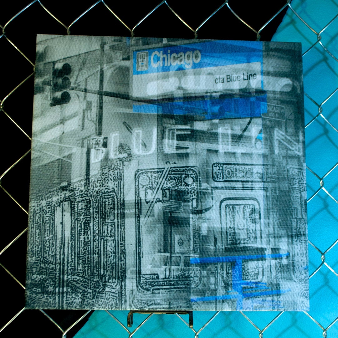 Blue Line CTA - Chicago Canvas