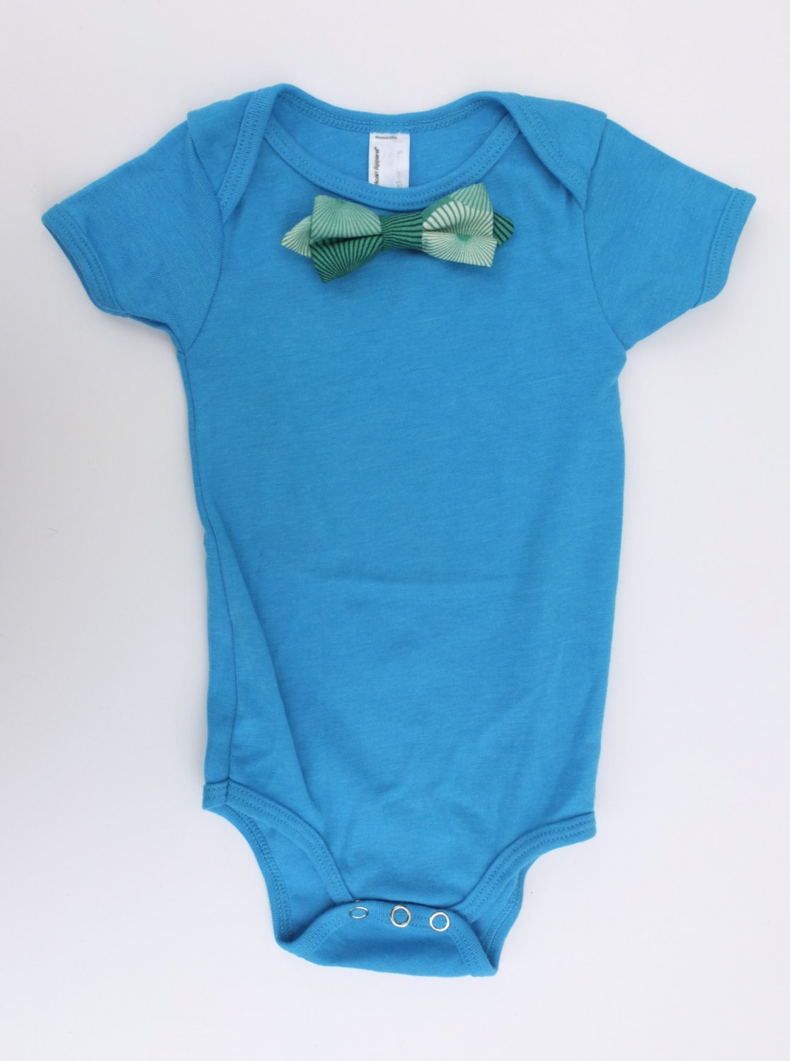 Onesie: Bow Tie in 3D, 6-12 mo