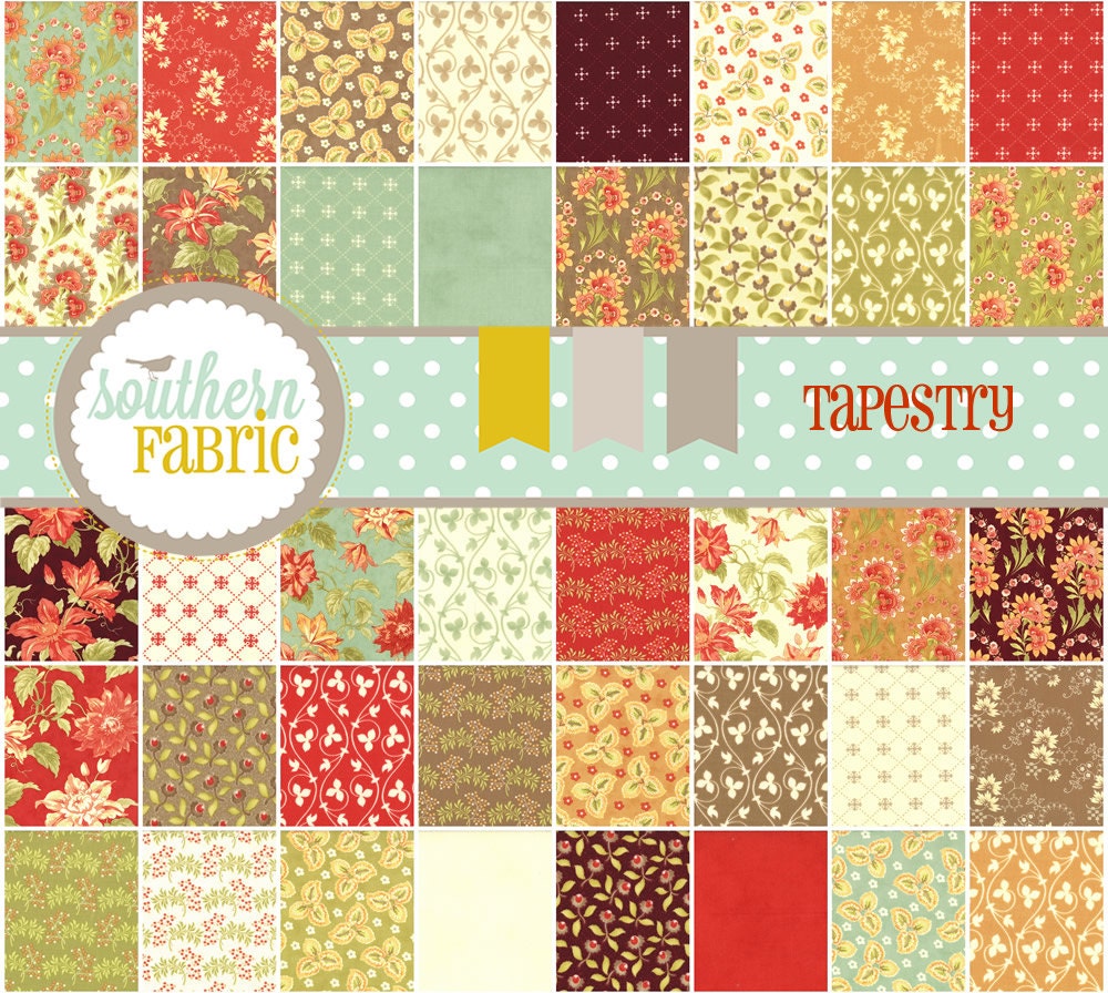 Tapestry Layer Cake 20190LC for Moda --Quilt Fabric 42-10 inch Squares