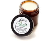Pine & Fir Butter- nourishing moisturizer - unisex - organic - vegan - .85 oz amber jar