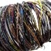 Ancient Pebble WoolyWire (tm) - Handspun FIberWire for Jewelry - 3 FEET