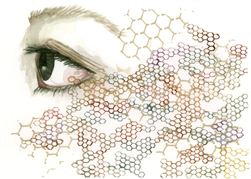 Original Watercolour Painting - Twitch