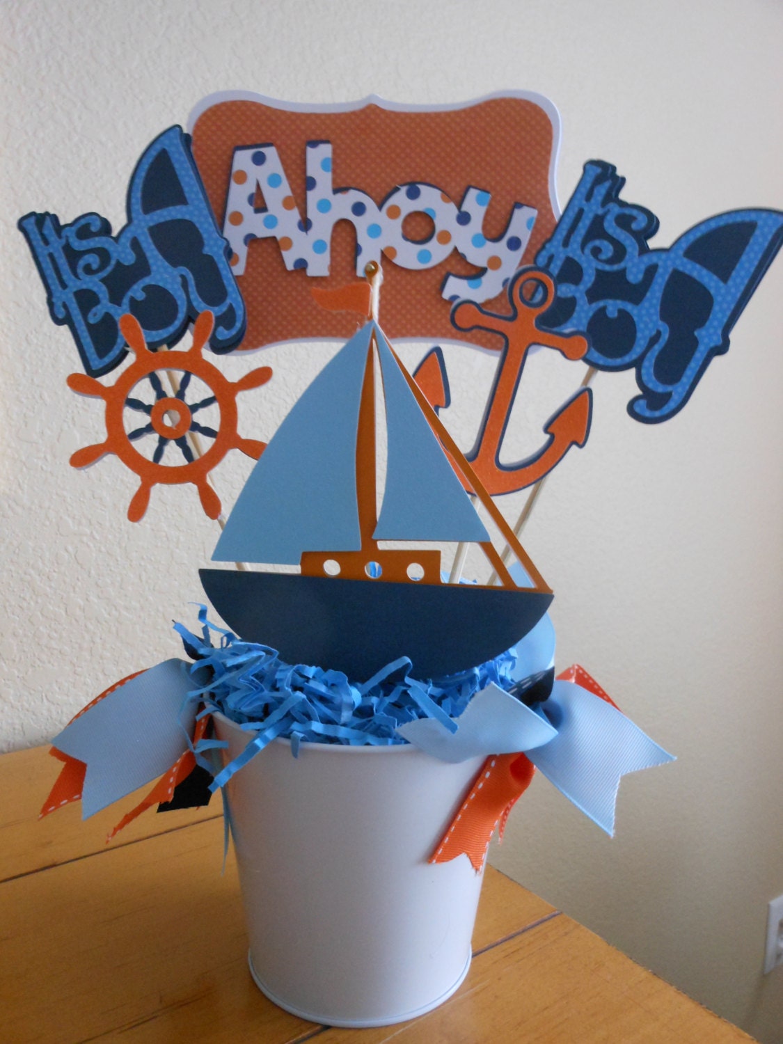 Nautical Theme "Ahoy it's a Boy" Baby Shower Party Package Il_170x135